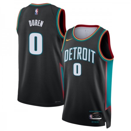 Maillot Homme Detroit Pistons Jalen Duren 2025-26 Nike City Edition Noir Swingman Maillot Homme Detroit Pistons Jalen Duren 2025-26 Nike City Edition Noir Swingman